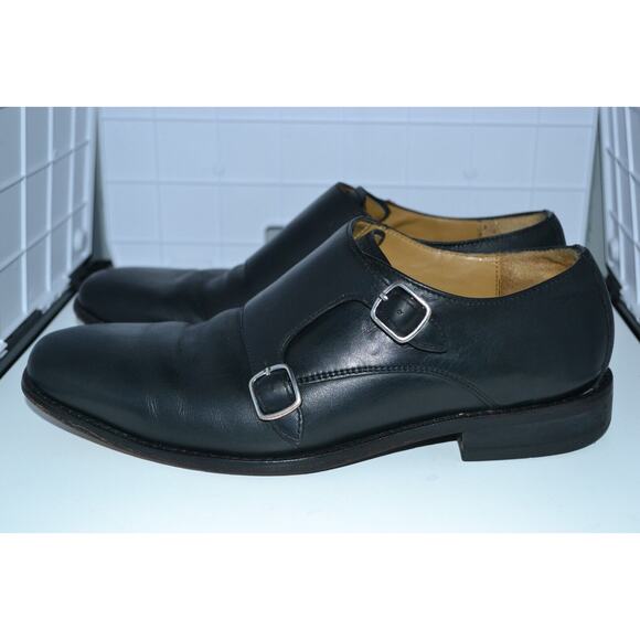 Cole Haan Giraldo C12444 Loafers Shoes Men\'s Size US 8 M Black Double Monk Strap main image 11